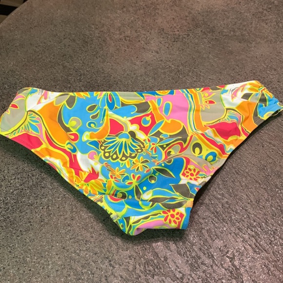 Trina Turk bikini bottom with gold hardware - Picture 5 of 9